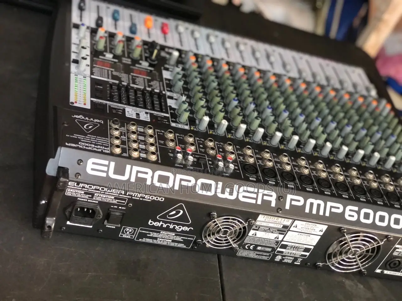 Behringer Europower Pmp6000 20-Ch 1600w, 7- Eq Powered Mixer