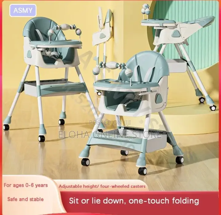 Baby Dining High Chair With Adjustable Height