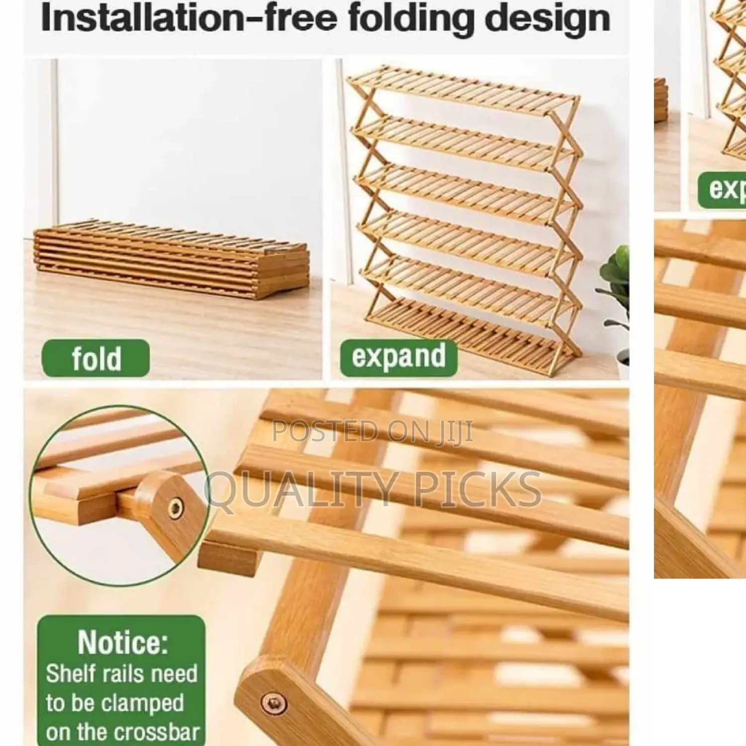 Brand Wooden Shoe Rack