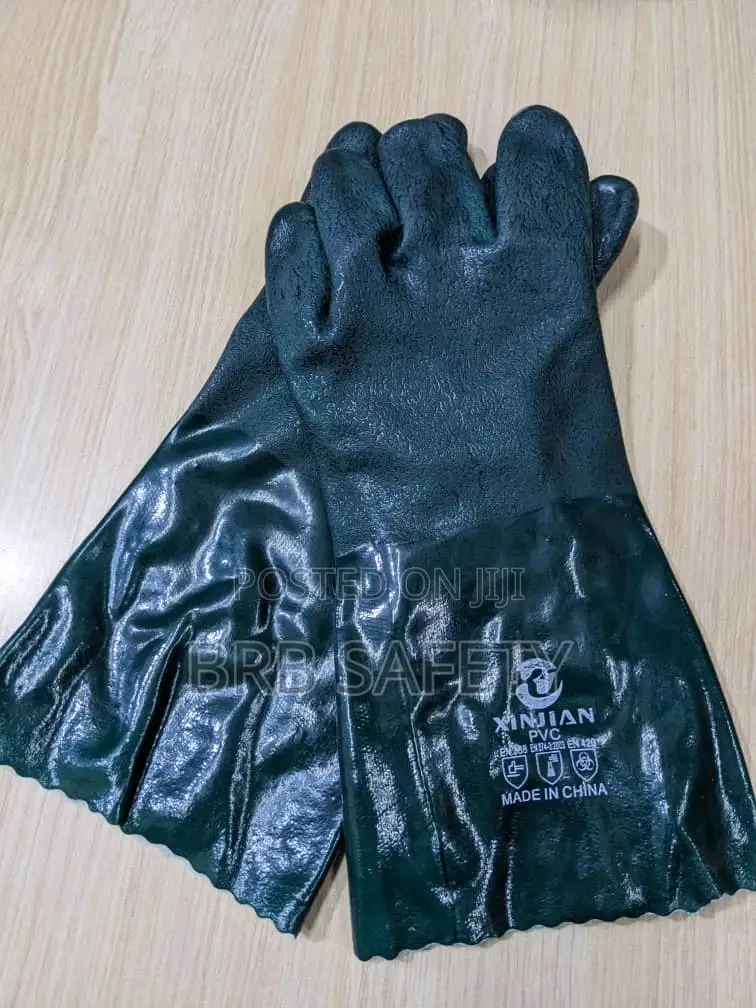 Heavy Duty PVC Gloves(Green)