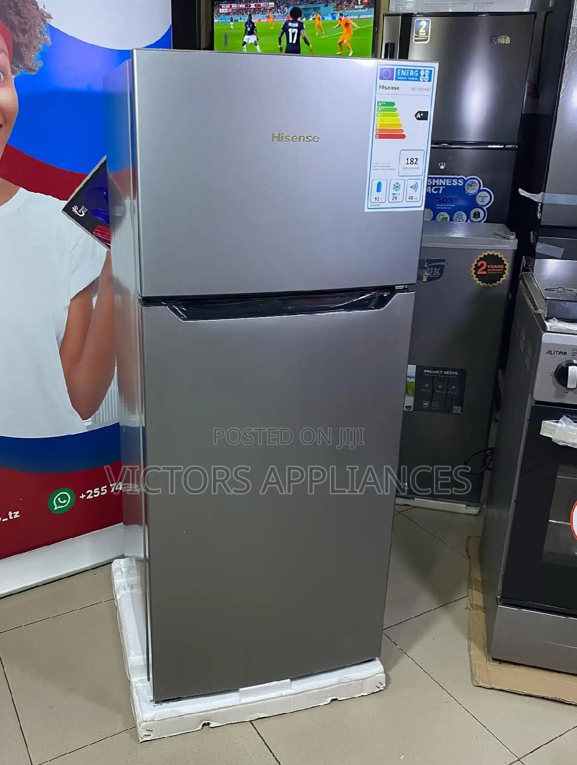 Hisense 160L Double Door Fridge RD16DR New Model