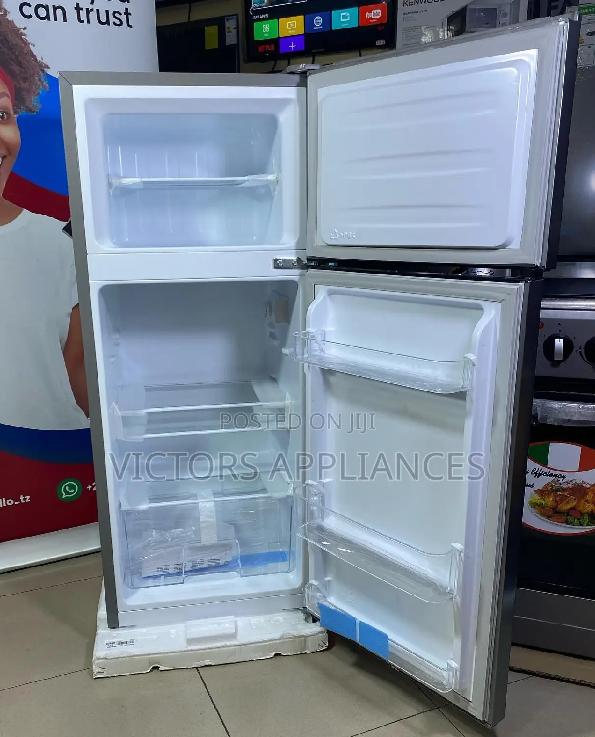 Hisense 160L Double Door Fridge RD16DR New Model