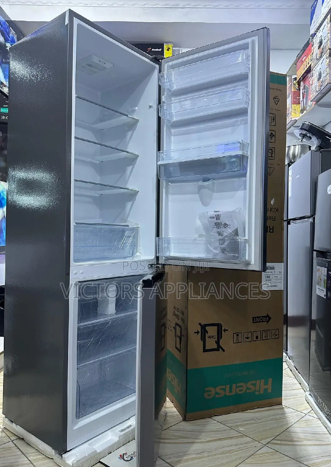 Hisense 341L Double Door Fridge With Dispenser RD341DR
