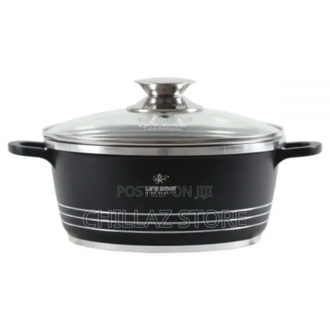 Life Smile 3 Pieces of Non-Stick Serving/Saucepans/Cookware