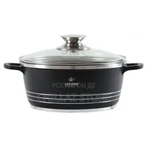 Life Smile 3 Pieces of Non-Stick Serving/Saucepans/Cookware