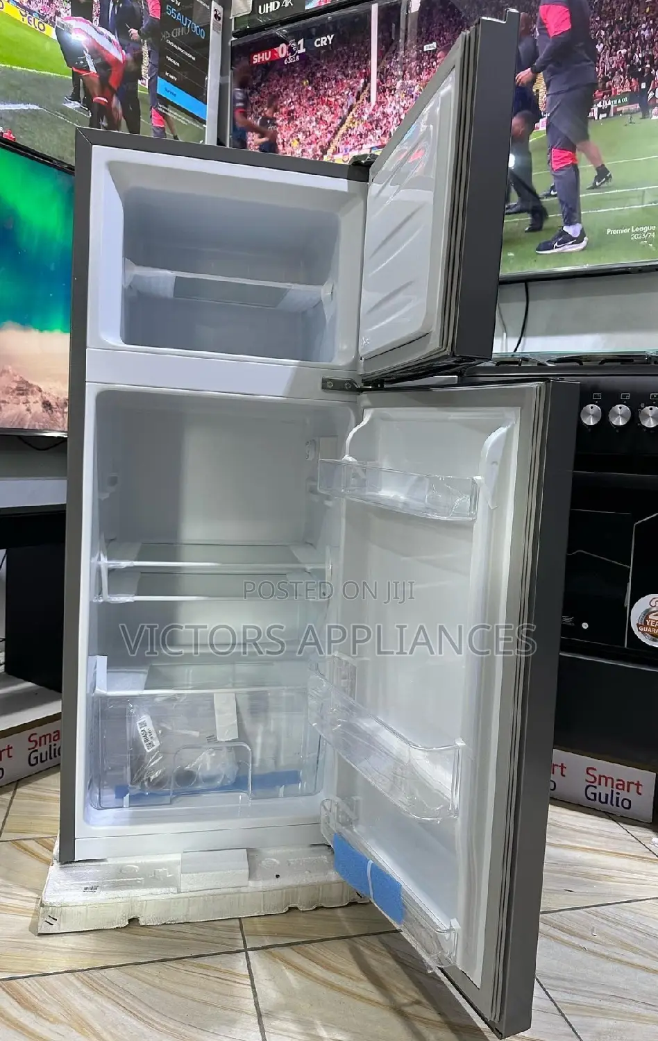 Hisense 160litres Double Door Refrigerator Gray