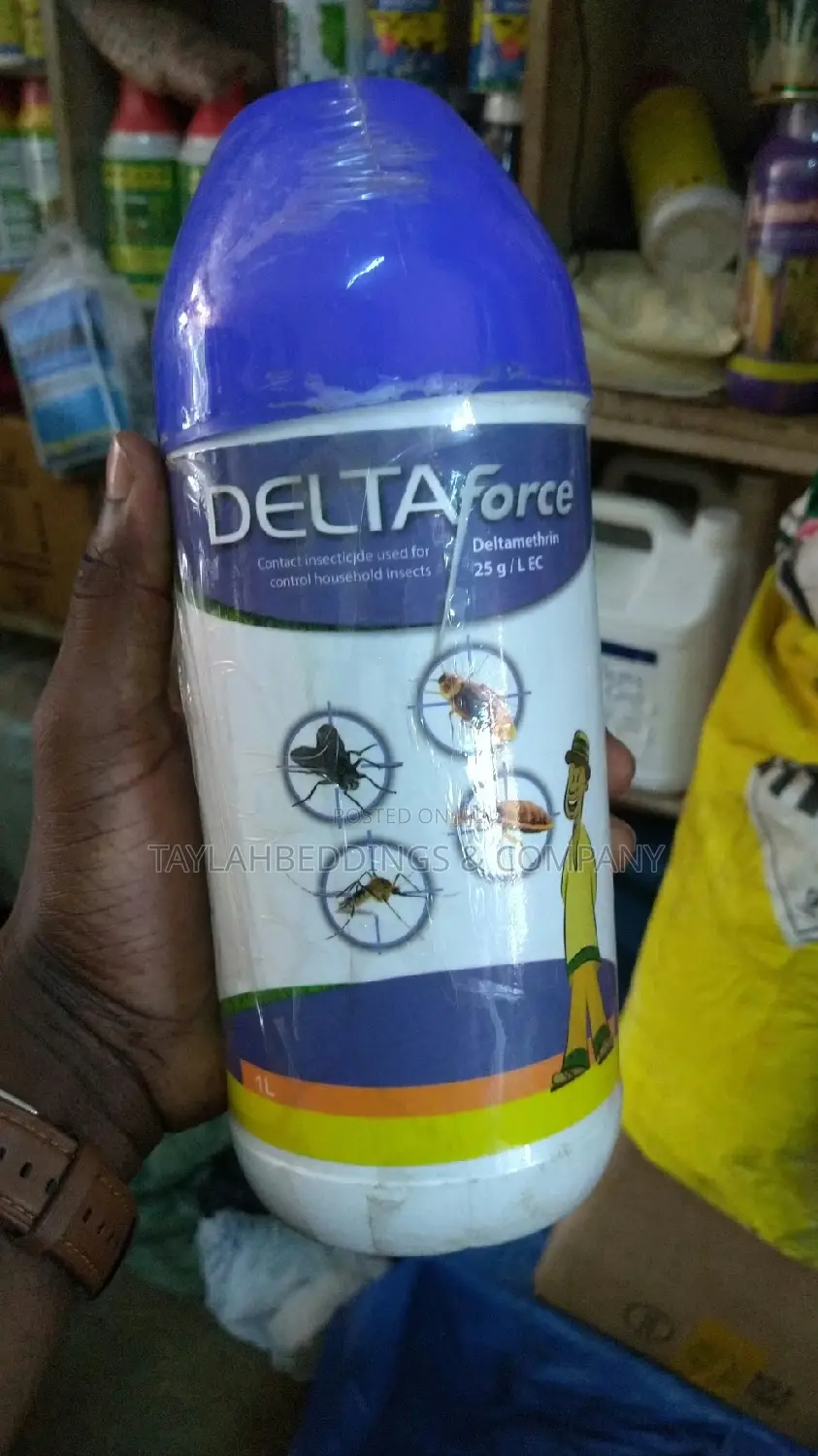 DELTAFORCE 1littre Bedbugs Mosquito, Cockroaches, Sesefly