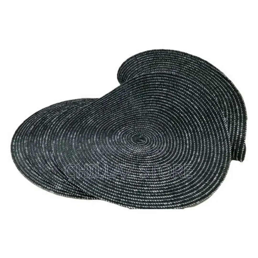 6 Pc Round Decorative Placemats Table Mats-
