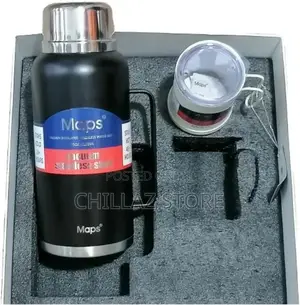 Maps 2100ml Vacuum Flask Desk Cup Outdoor Thermos Portable