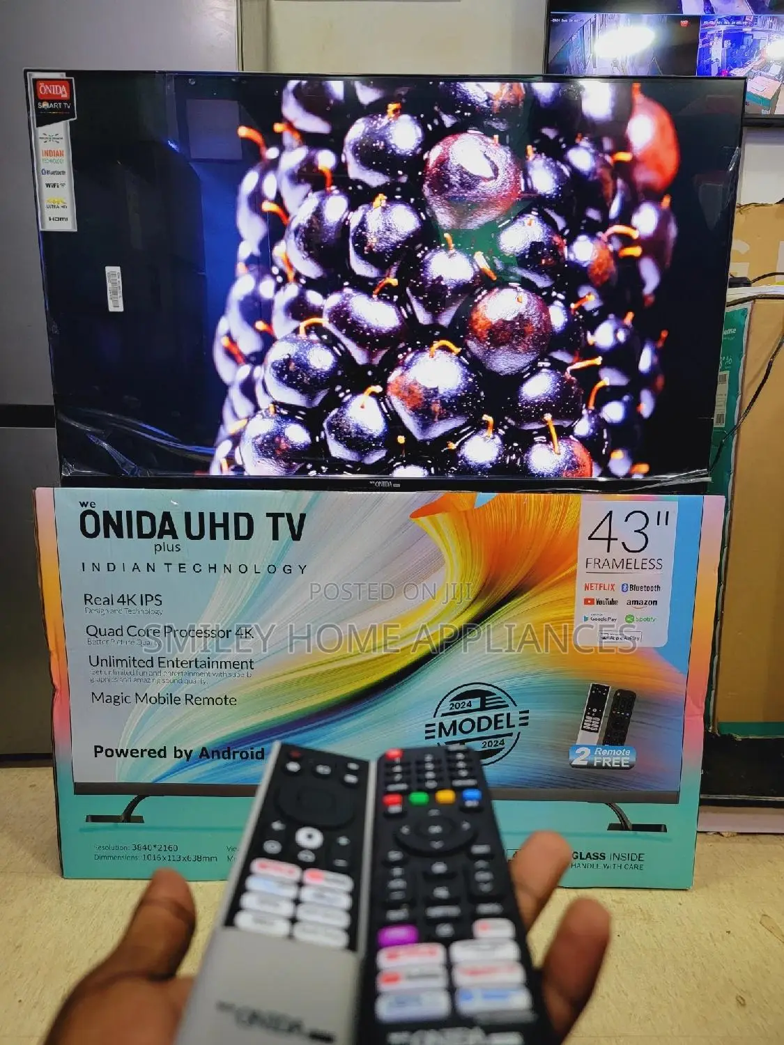 Flameless Onida Android 43inches Tv