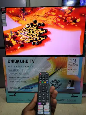 Brand New Frameless 43inches Onida Android Tv