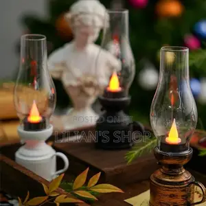I Pc Vintage Led Swinging Frame Candle