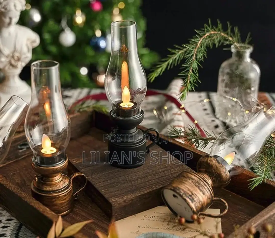 I Pc Vintage Led Swinging Frame Candle