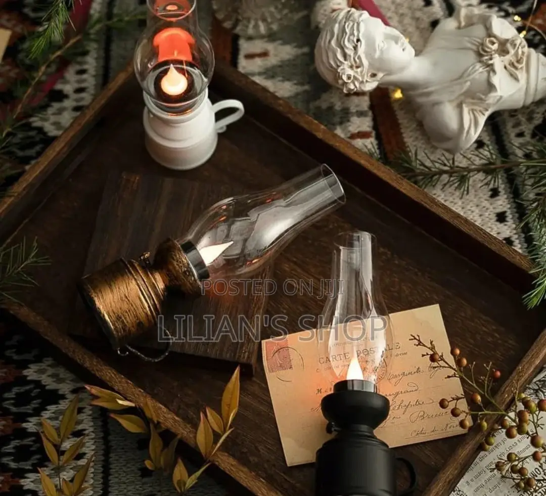 I Pc Vintage Led Swinging Frame Candle
