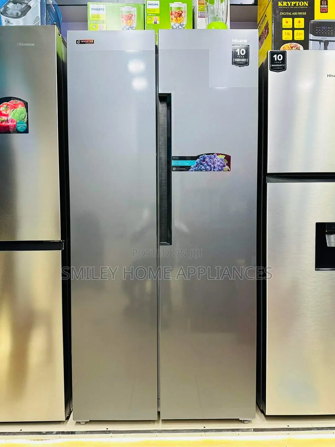 560ltrs Hisense Side by Side Refrigerator
