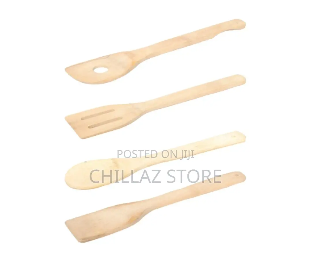 Delcasa DC1375 4pcs Wooden Kitchen Tools Set