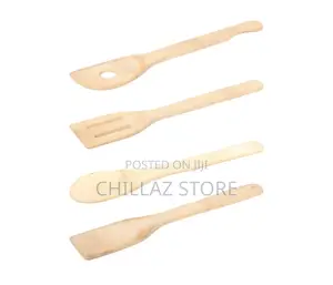 Delcasa DC1375 4pcs Wooden Kitchen Tools Set