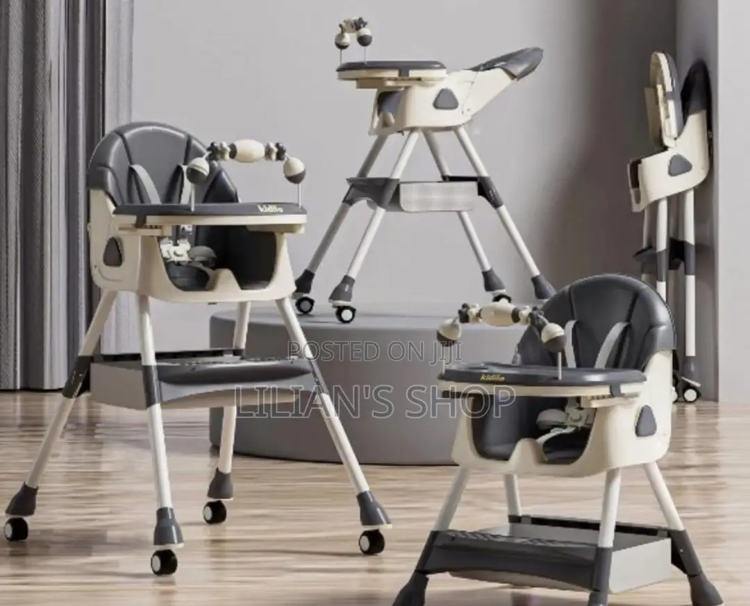 Multifunctional Baby Feeding Chair With Toys And Wheels
