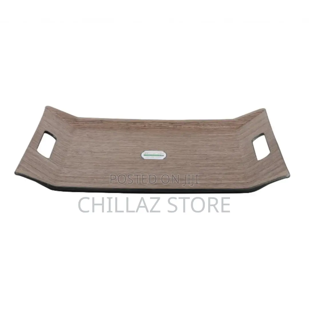 Royalford RF9221 37 X 28CM Wooden Finish Serving Tray