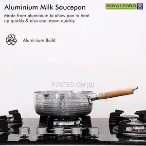 Royalford Aluminium Saucepan, 24 Cm, Silver,
