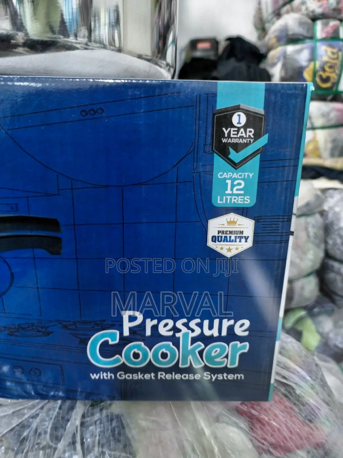 12L Pilot Pressure Cooker