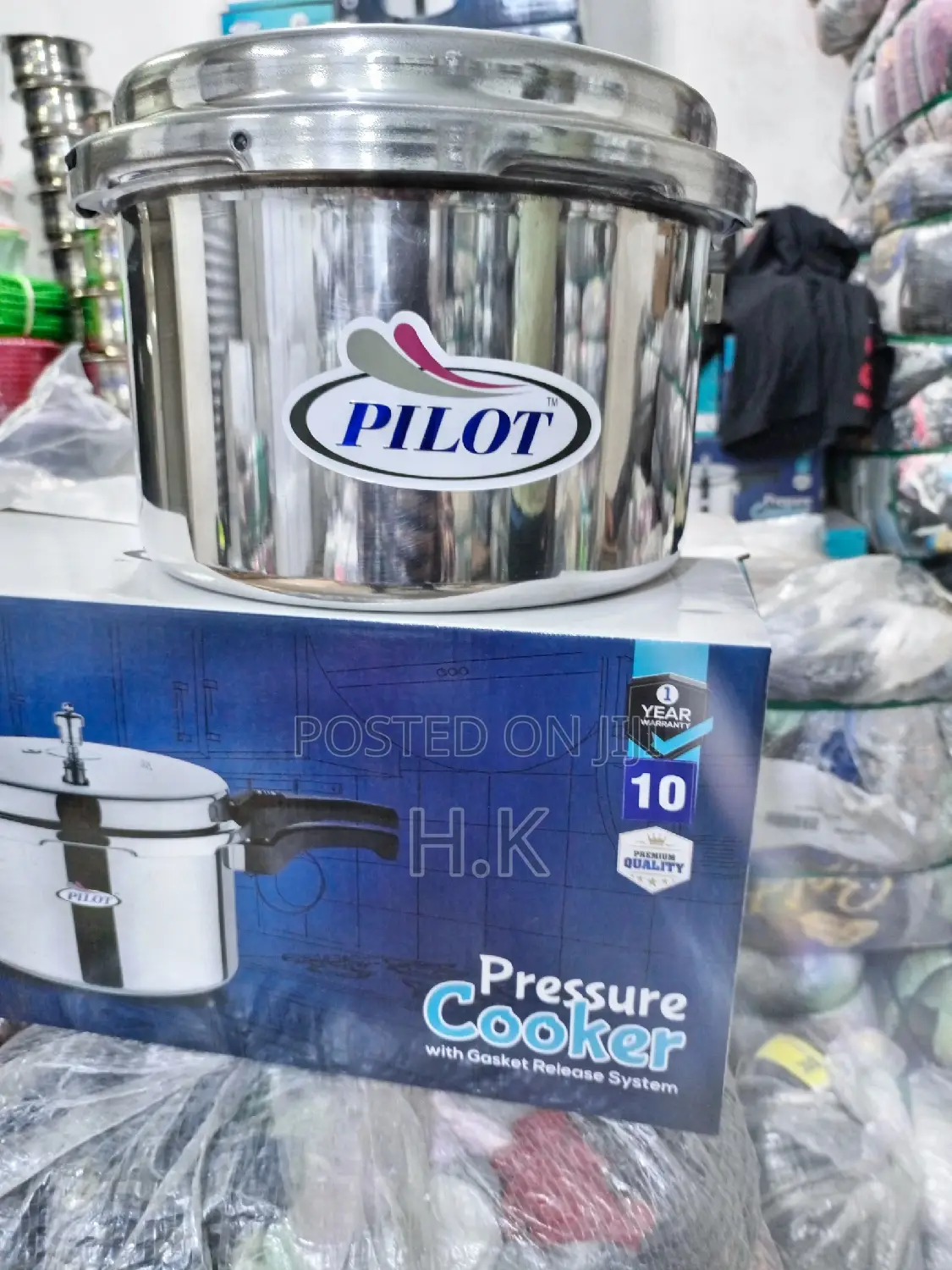Pilot Pressure Cooker (10L)