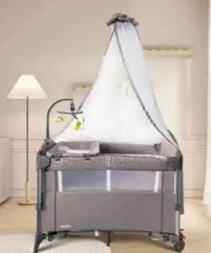 Baby Crib Bed With A Mosquito Net