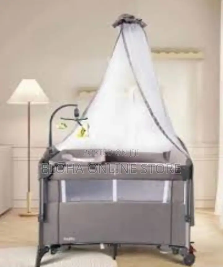Baby Crib Bed With A Mosquito Net