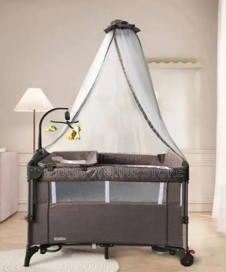 Baby Crib Bed With A Mosquito Net