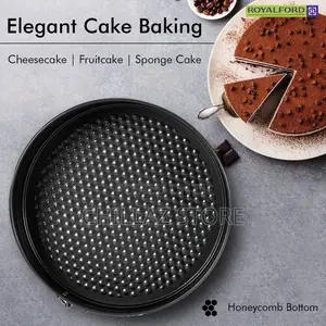 Royalford Non-Stick Quick-Release Springform Cake Tin With