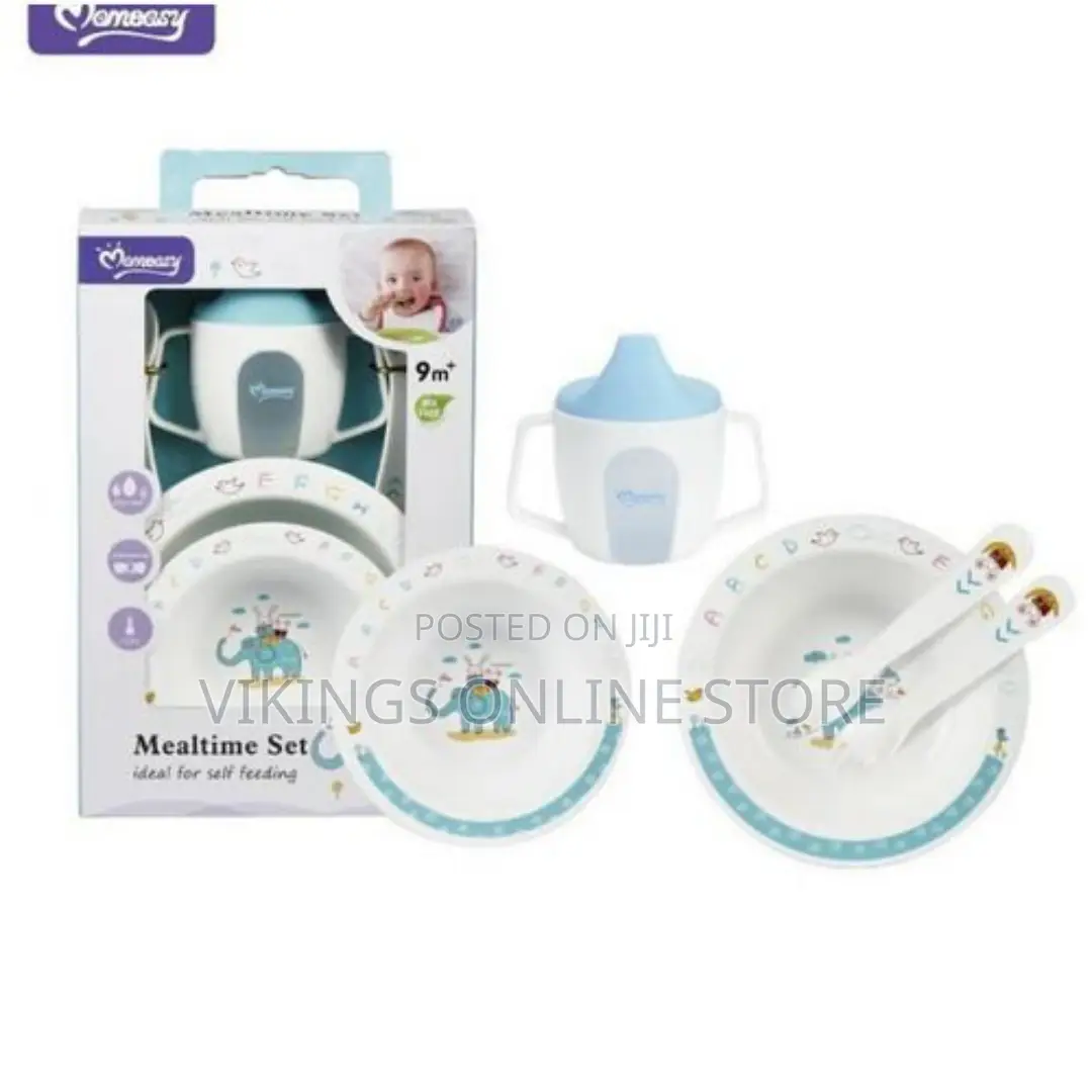Momeasy Mealtime Feeding Set - Blue