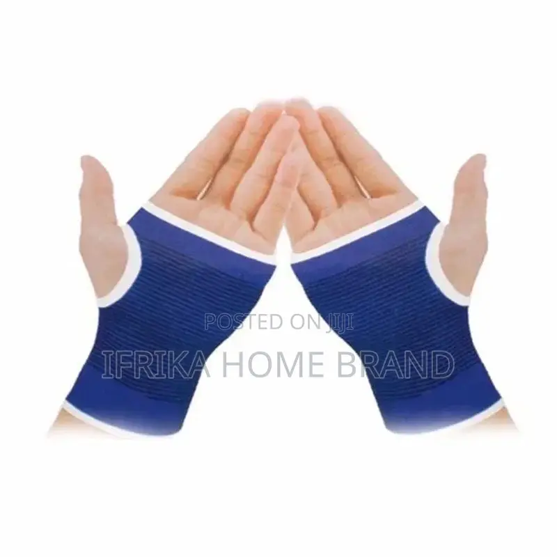 1pair Elasticated Knee Blue Knee Pads Knee Support Brace