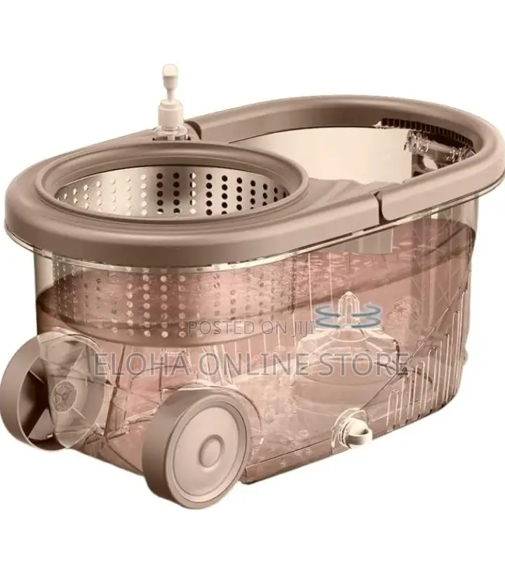 Heavy Duty Spin Mop and Buckets Set