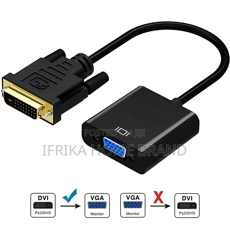 Full HD 1080P DVI-D to VGA Adapter 24+1 25pin