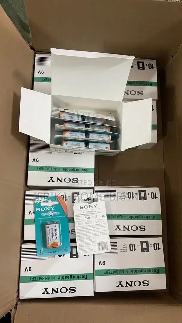 Sony 9V Rechargeable 6LR61 Alkaline Battery