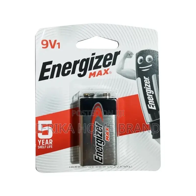 9V Long Life Energizer Alkaline Battery High Quality