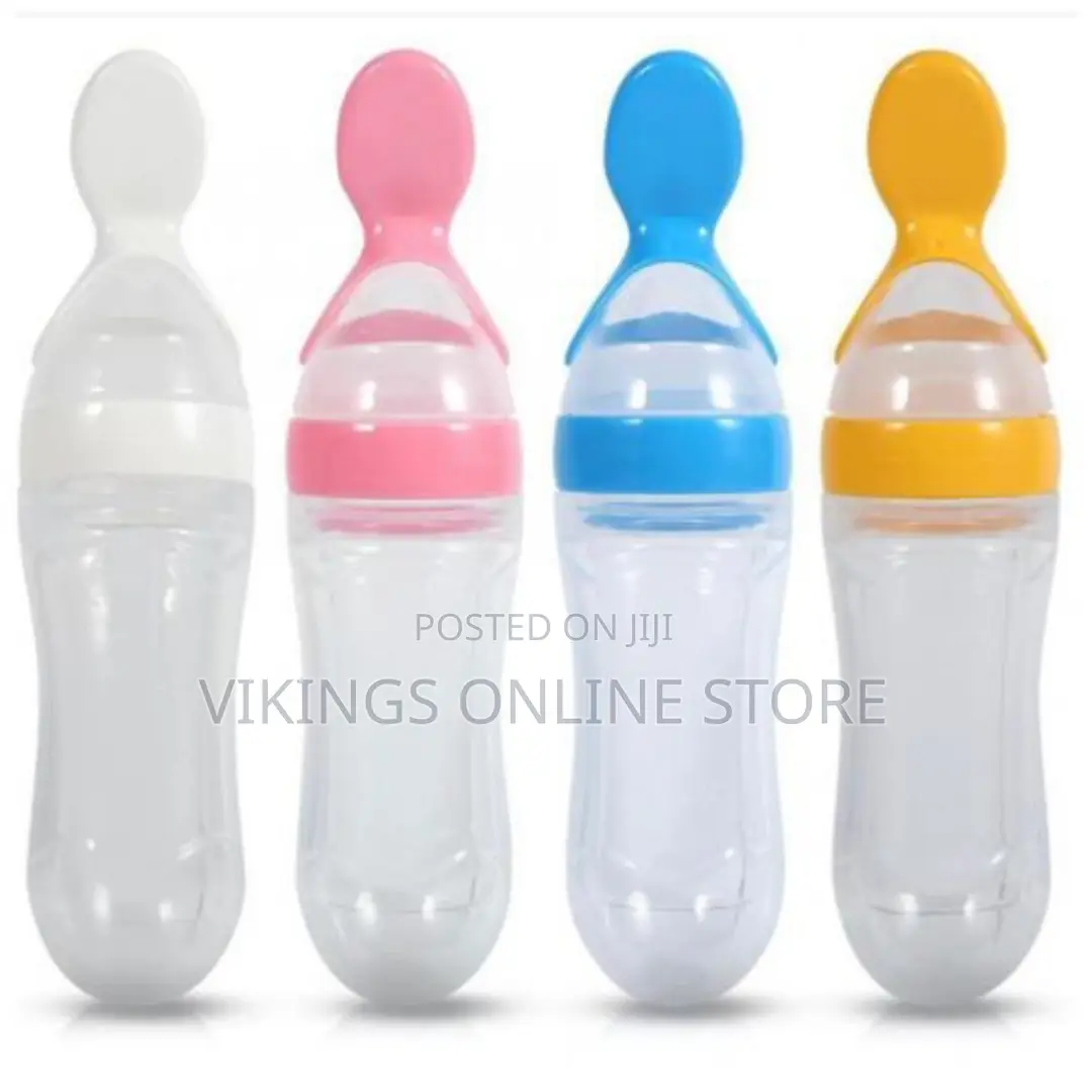 Baby Toddler Leak-Proof Food Dispensing Spoon - Multicolor