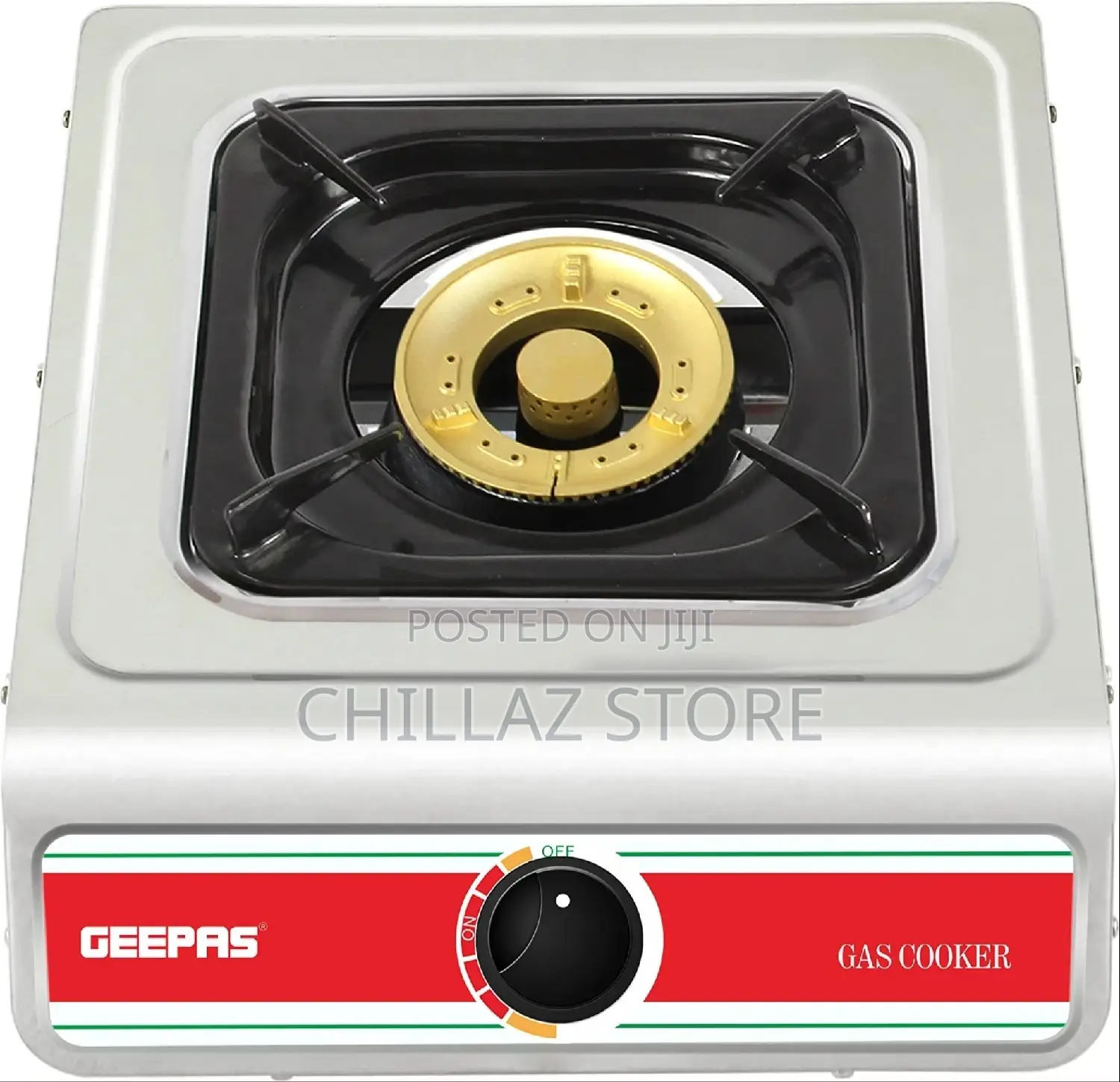 Geepas GK681 Stainless Steel Single Gas Burner