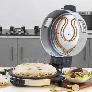 Geepas Arabic Bread Maker, 30cm Non-Stick Baking Plate