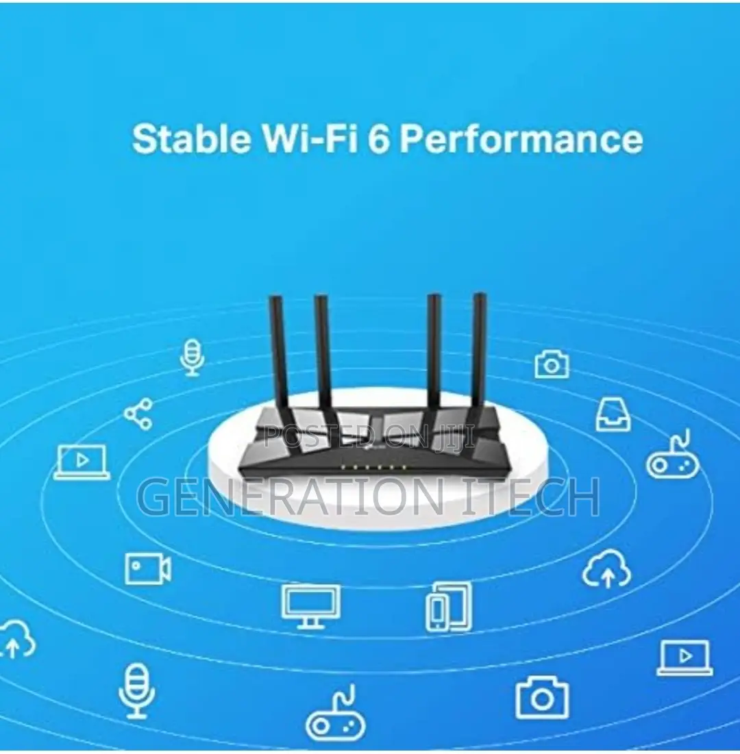 Tp-Link AX1500 Wifi 6 Dual-Band Wireless Router, Next-Gen