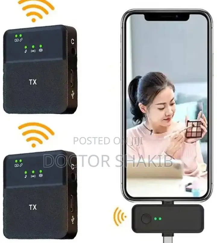 New 2.4G Wireless Mini Lavalier Microphone System