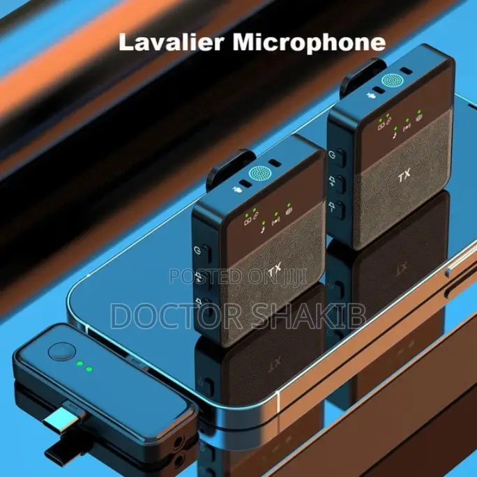 New 2.4G Wireless Mini Lavalier Microphone System