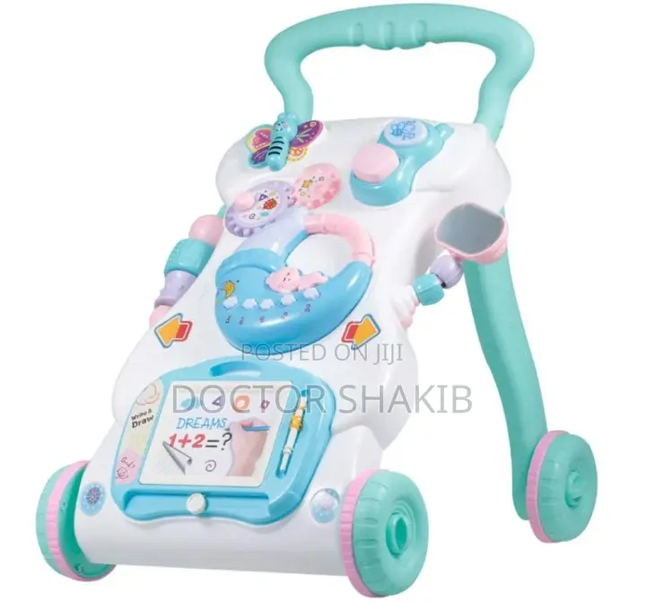 4-in-1 Baby Walker First Steps Activity Bouncer