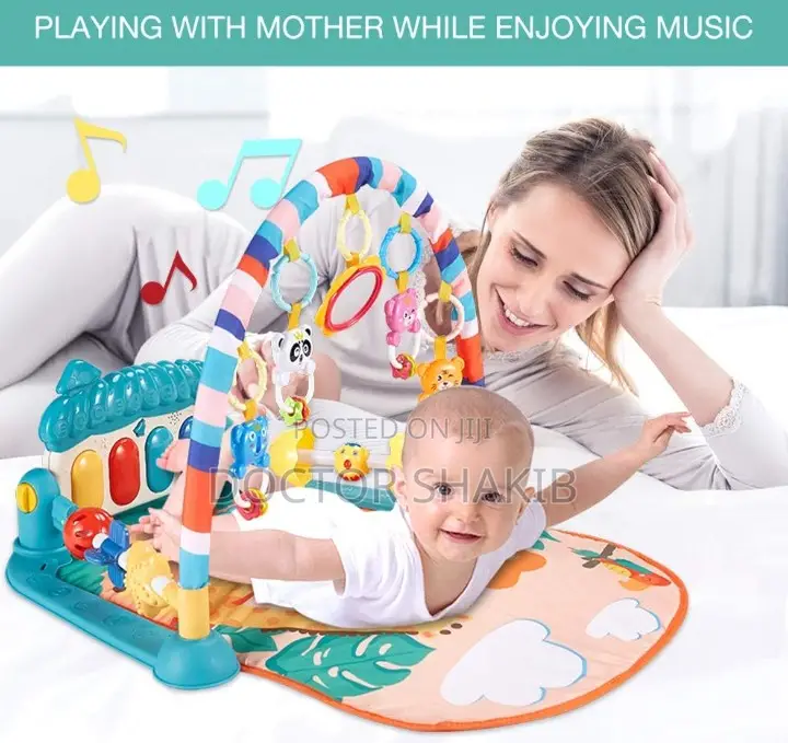 New Baby Gym Play Mat With Musical Activity Portion