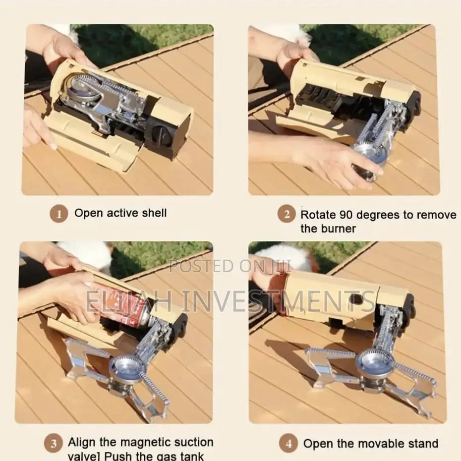 Camp Gas Stove 2600W Portable Folding Stove