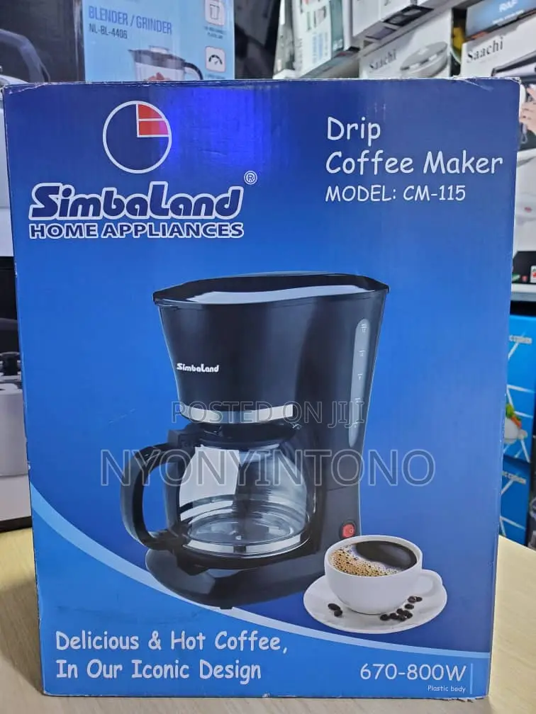 Simbaland High Quality Drip Coffee Maker With 2yrs Warranty