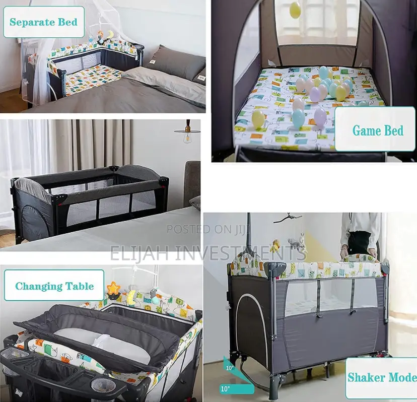3in1 Portable Foldable Bedside Bassinet