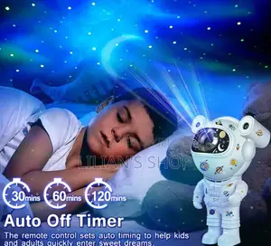 Kids Astronaut Night Light Projector Lamp