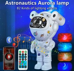 Kids Astronaut Night Light Projector Lamp