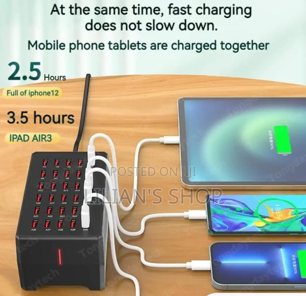 30ports Multi Usb Charger Station